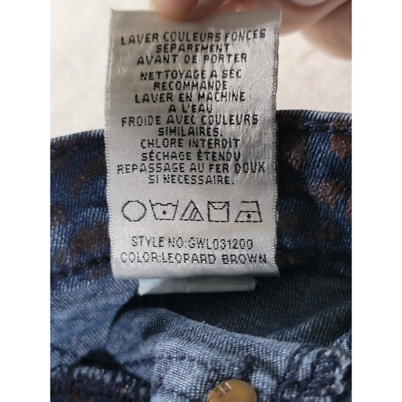 JOE'S JEANS Girls Size 12 Leopard Brown Velvet Skinny Slim Fit Legging Pants - Picture 5 of 16